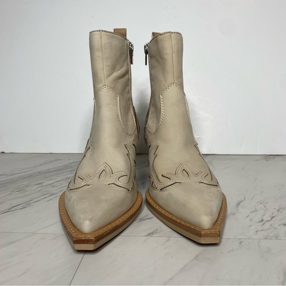 Dolce Vita Ramson Dune Multi Nubuck Western Bootie 6 1/2 - Picture 2 of 14